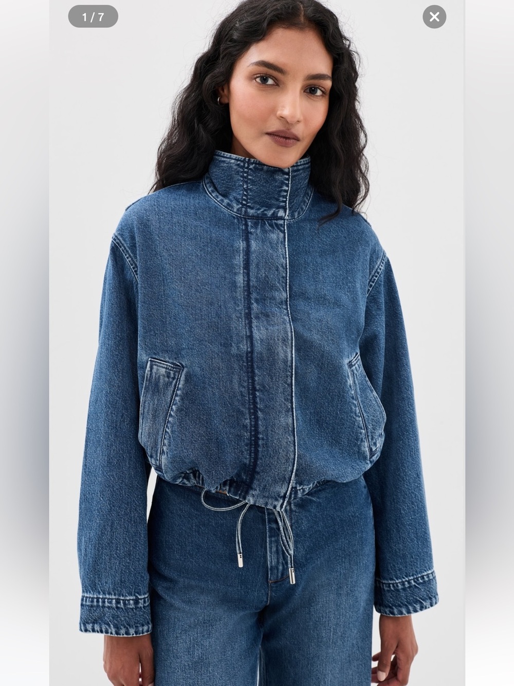 NWOT Madewell Denim Field Jacket, Size M $158
